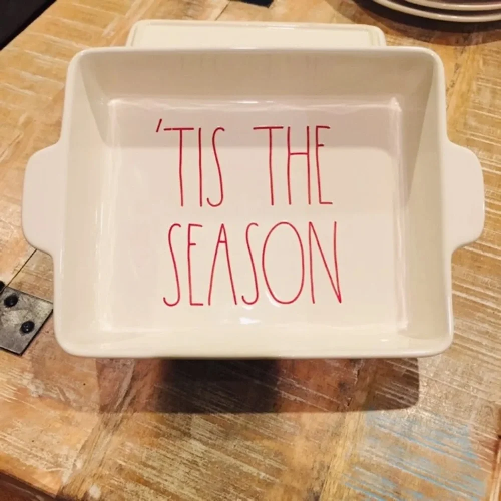 Rae Dunn TIS THR SEASON Baking Dish Christmas